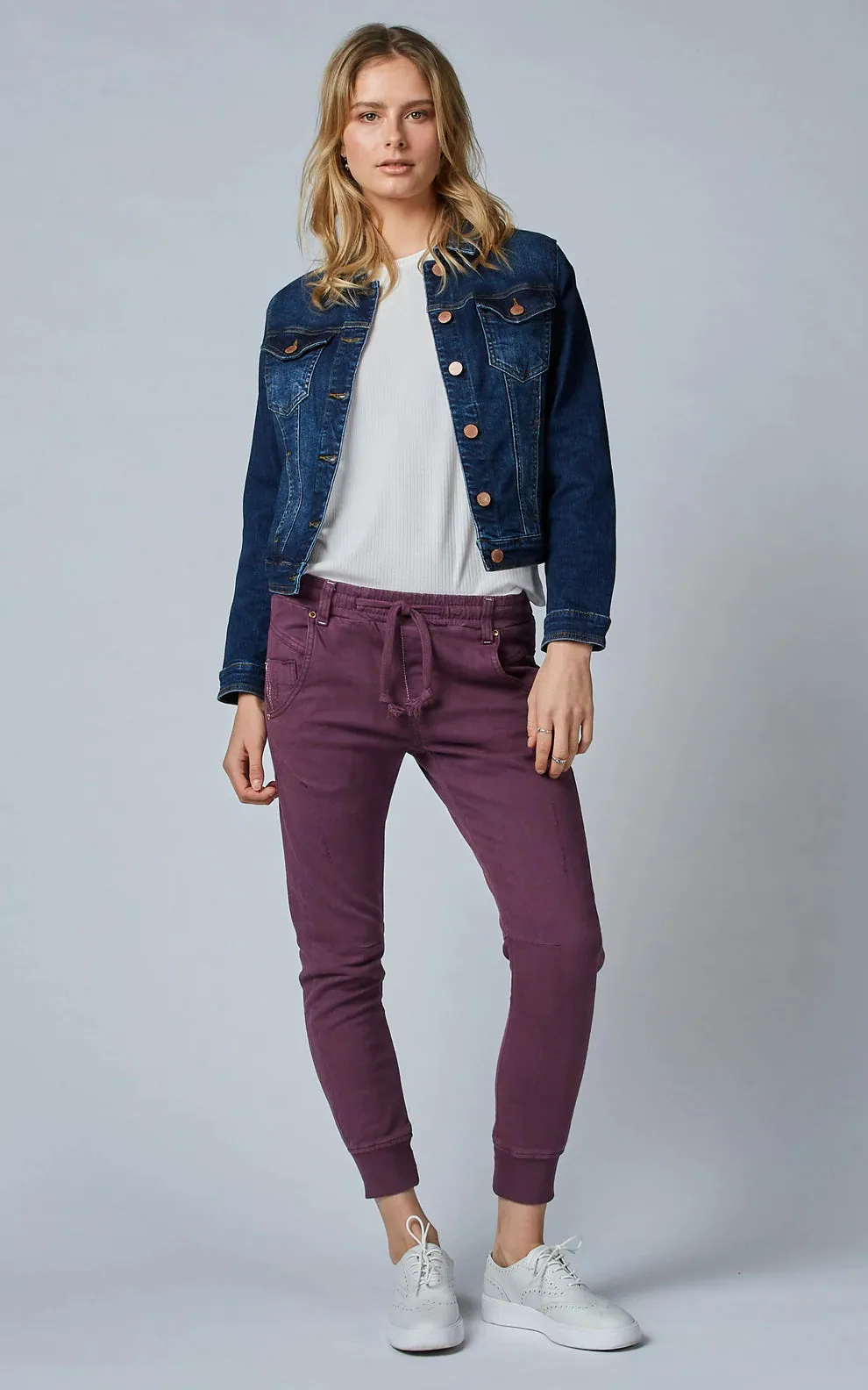 Active Cuffed Jeans - Wild Ginger