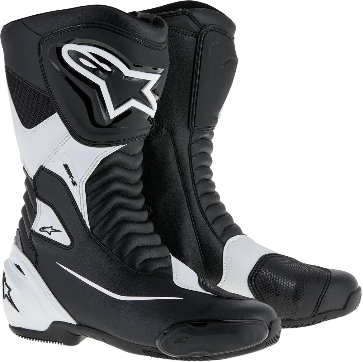 ALPINESTARS SMX-S Boots - Black/White - US 13.5 / EU 49 2223517-12-49
