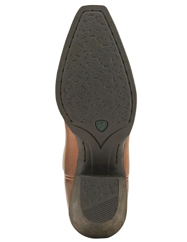 Ariat Women's Round Up D Toe Western Leather Boot