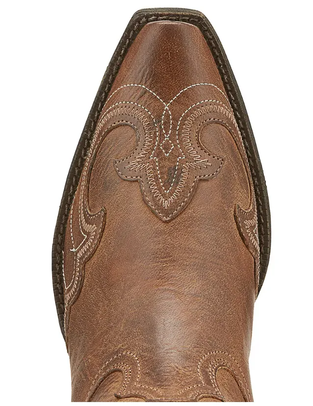 Ariat Women's Round Up D Toe Western Leather Boot