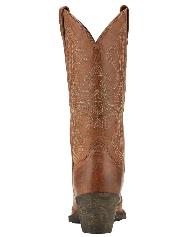 Ariat Women's Round Up D Toe Western Leather Boot