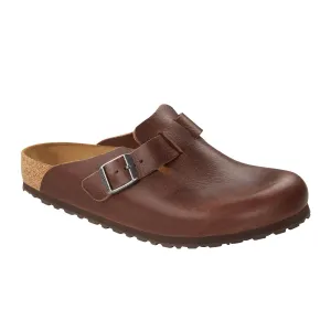 Birkenstock Boston Grip Clog (Men) - Vintage Wood Roast Leather
