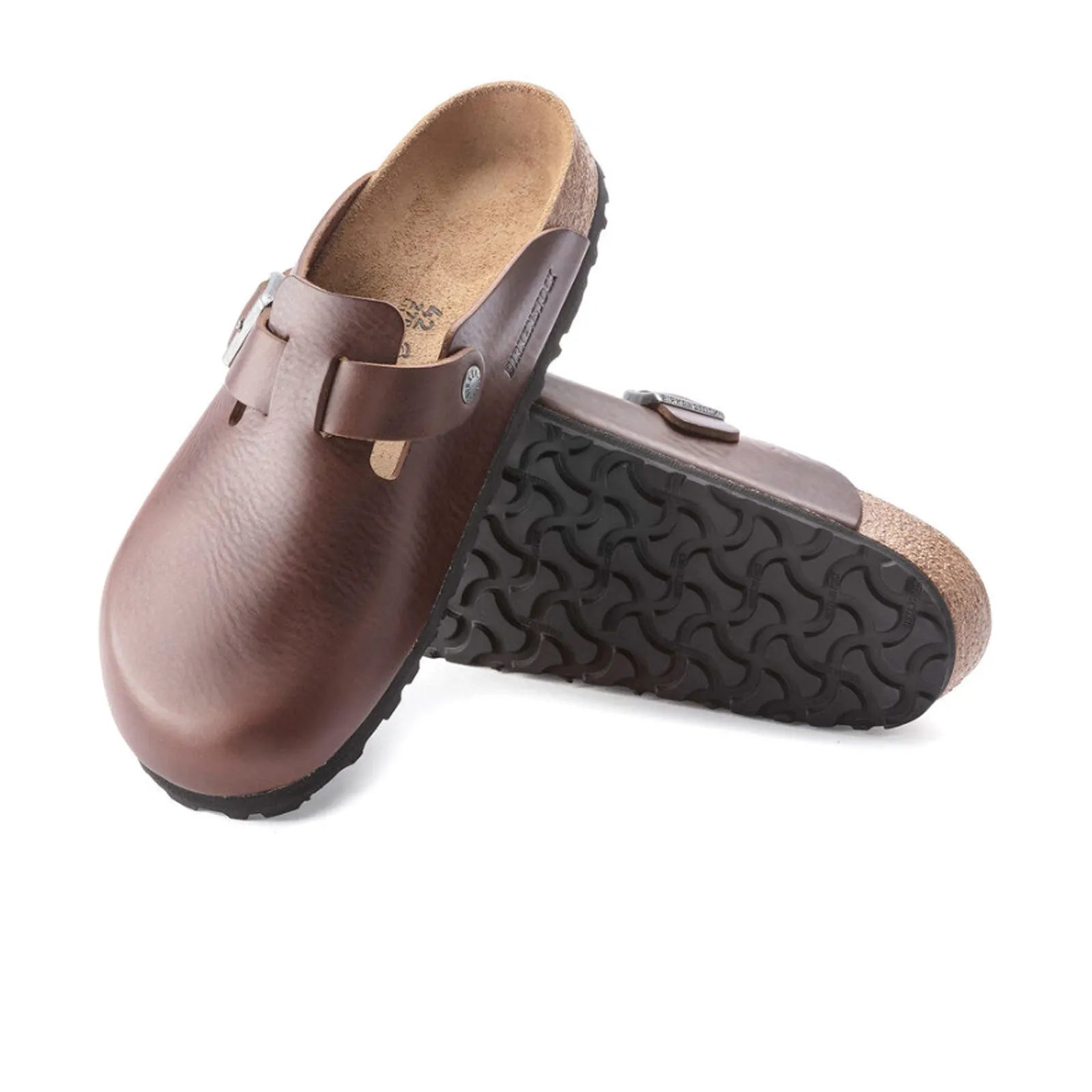 Birkenstock Boston Grip Clog (Men) - Vintage Wood Roast Leather