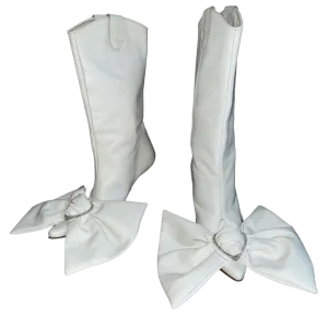 Bow Boots 1 — White