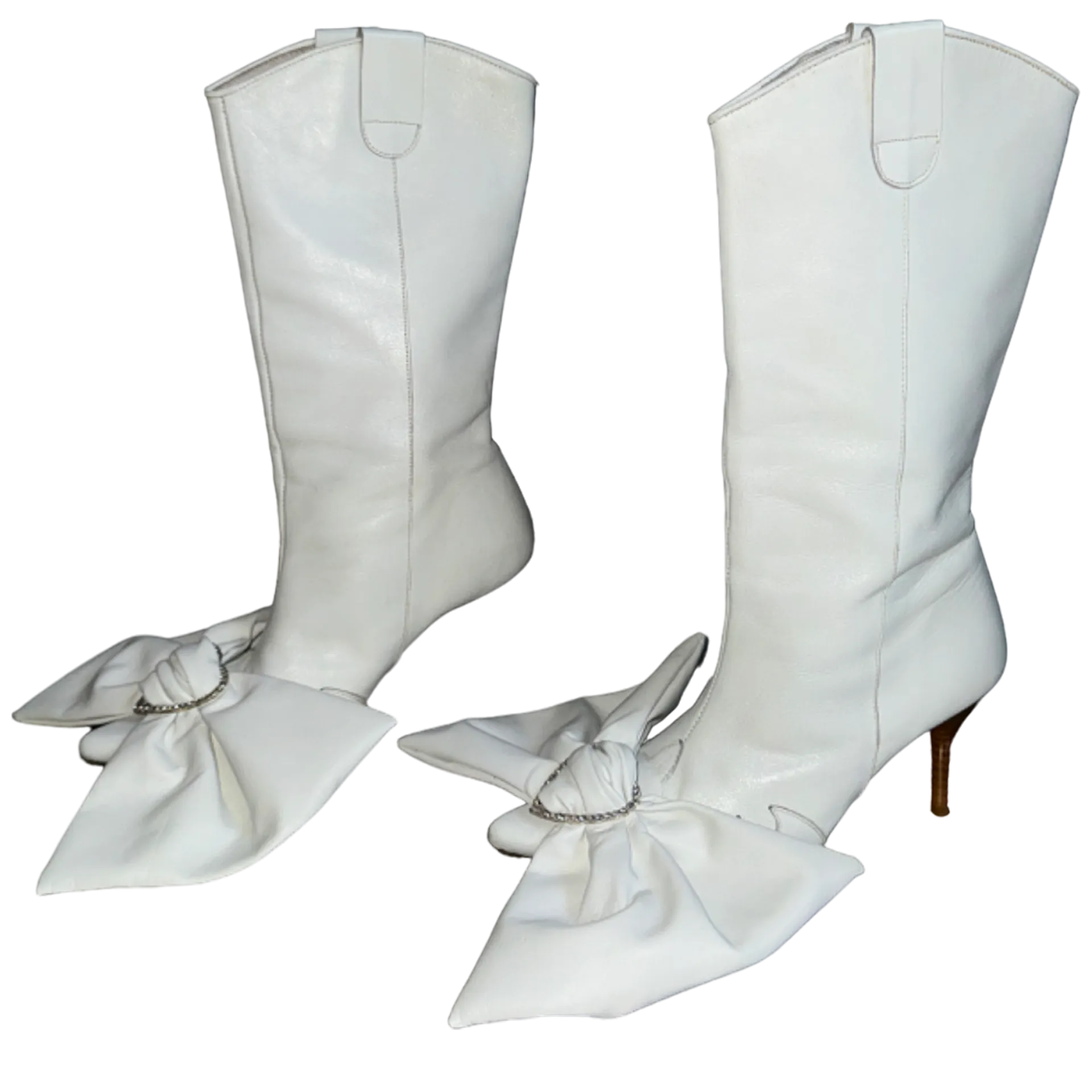 Bow Boots 1 — White