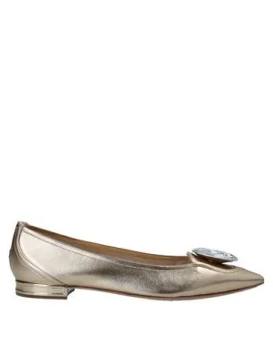 Casadei Women Ballet flats Gold 5 UK