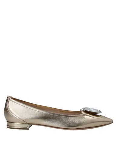 Casadei Women Ballet flats Gold 5 UK