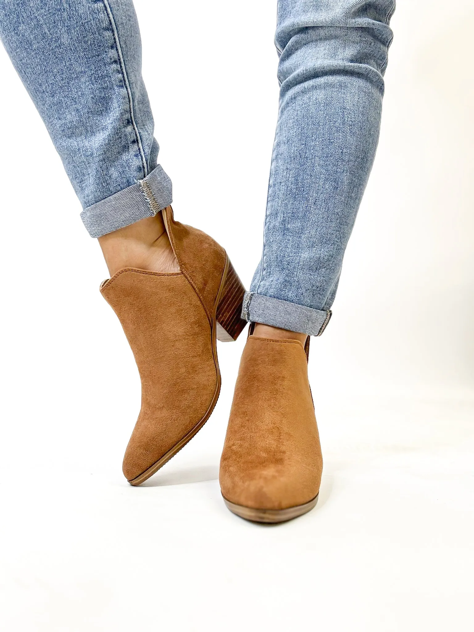 Corky's Tobacco Faux Suede Sassy Pants Boots FINAL SALE
