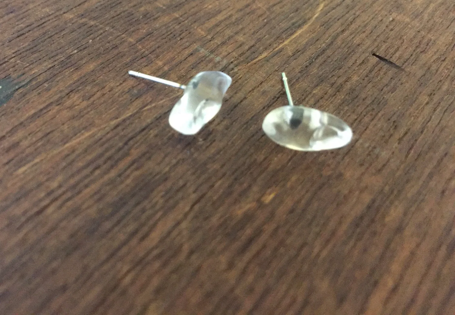 Crystal Clear Clog Stud Earrings