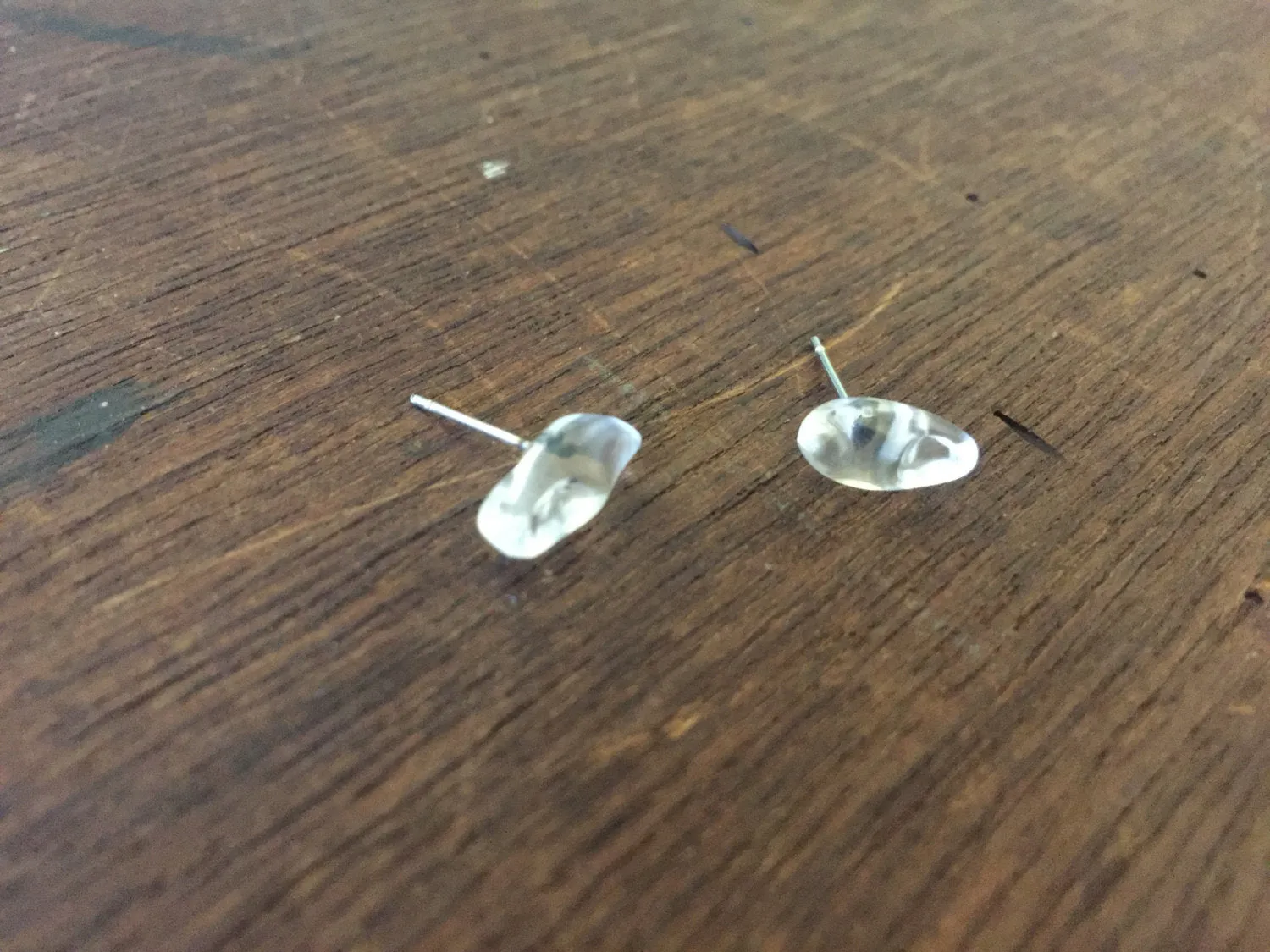 Crystal Clear Clog Stud Earrings