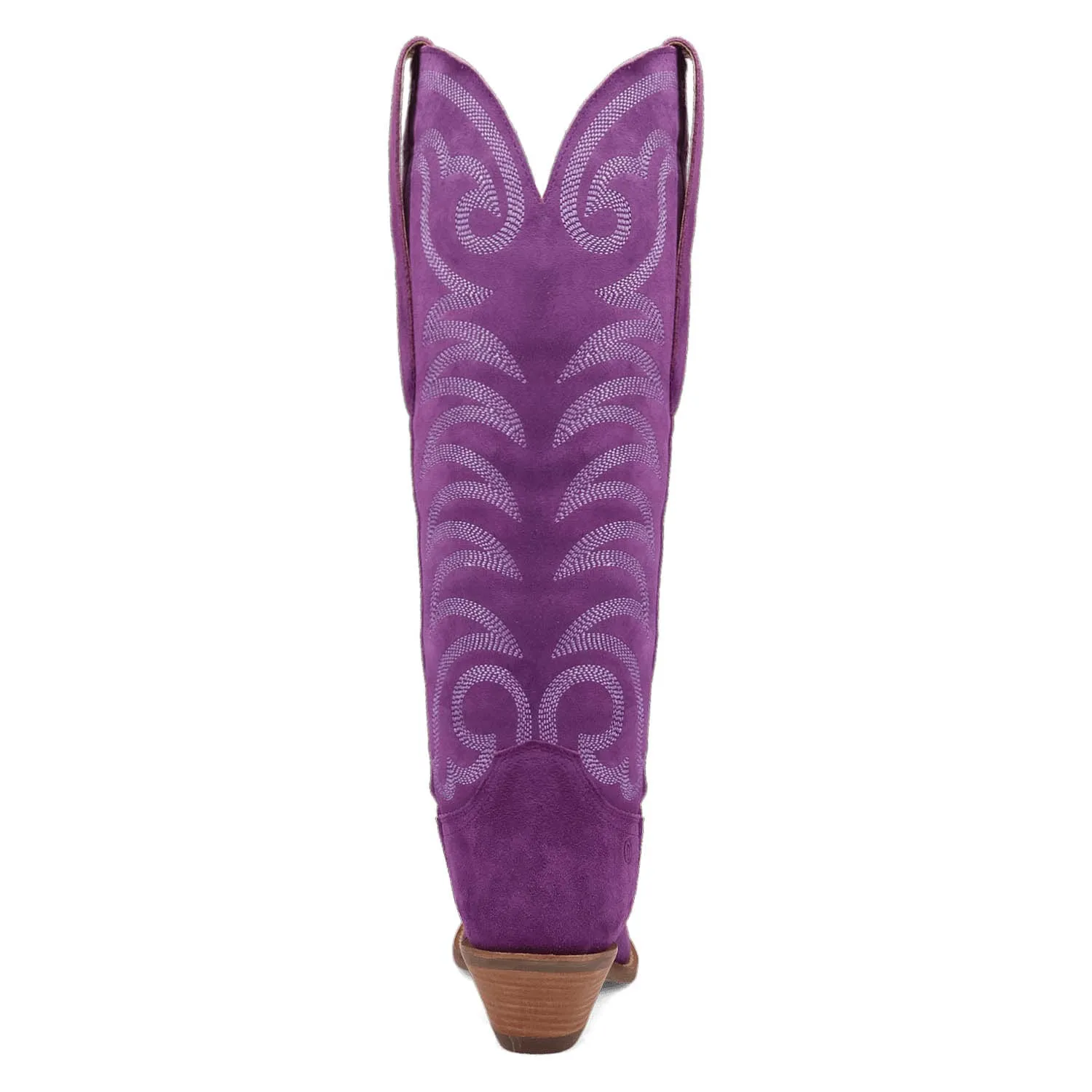 Dingo Womens Movin On Purple Suede Cowboy Boots