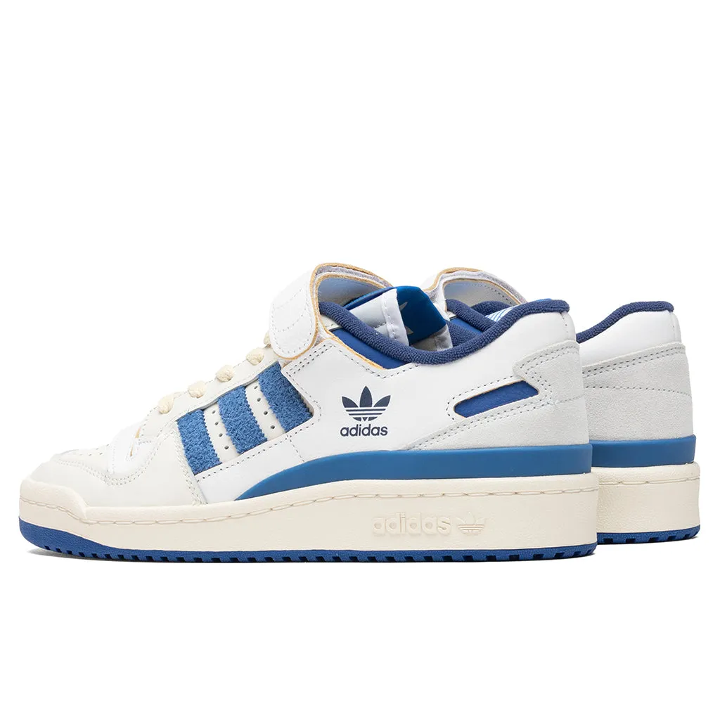Forum 84 Low Blue Thread - White/Royal Blue