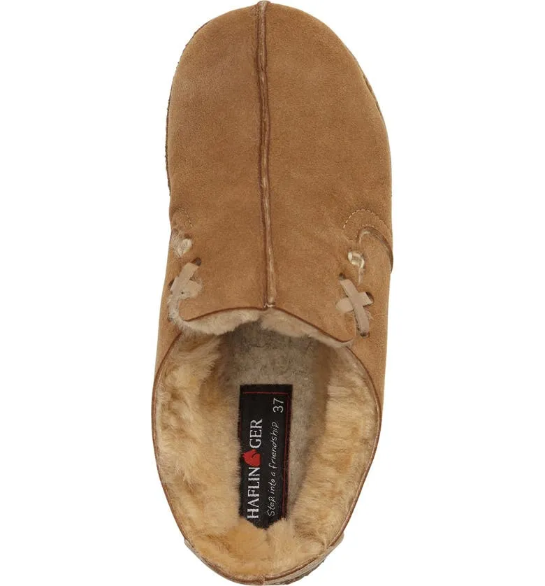 Haflinger Women's Saskatchewan Slippers- Tan