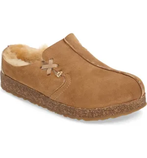 Haflinger Women's Saskatchewan Slippers- Tan