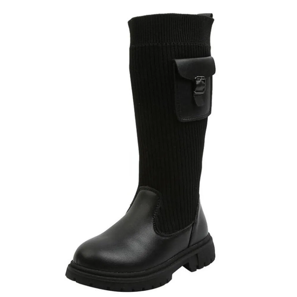 High Leather Boots For Girls