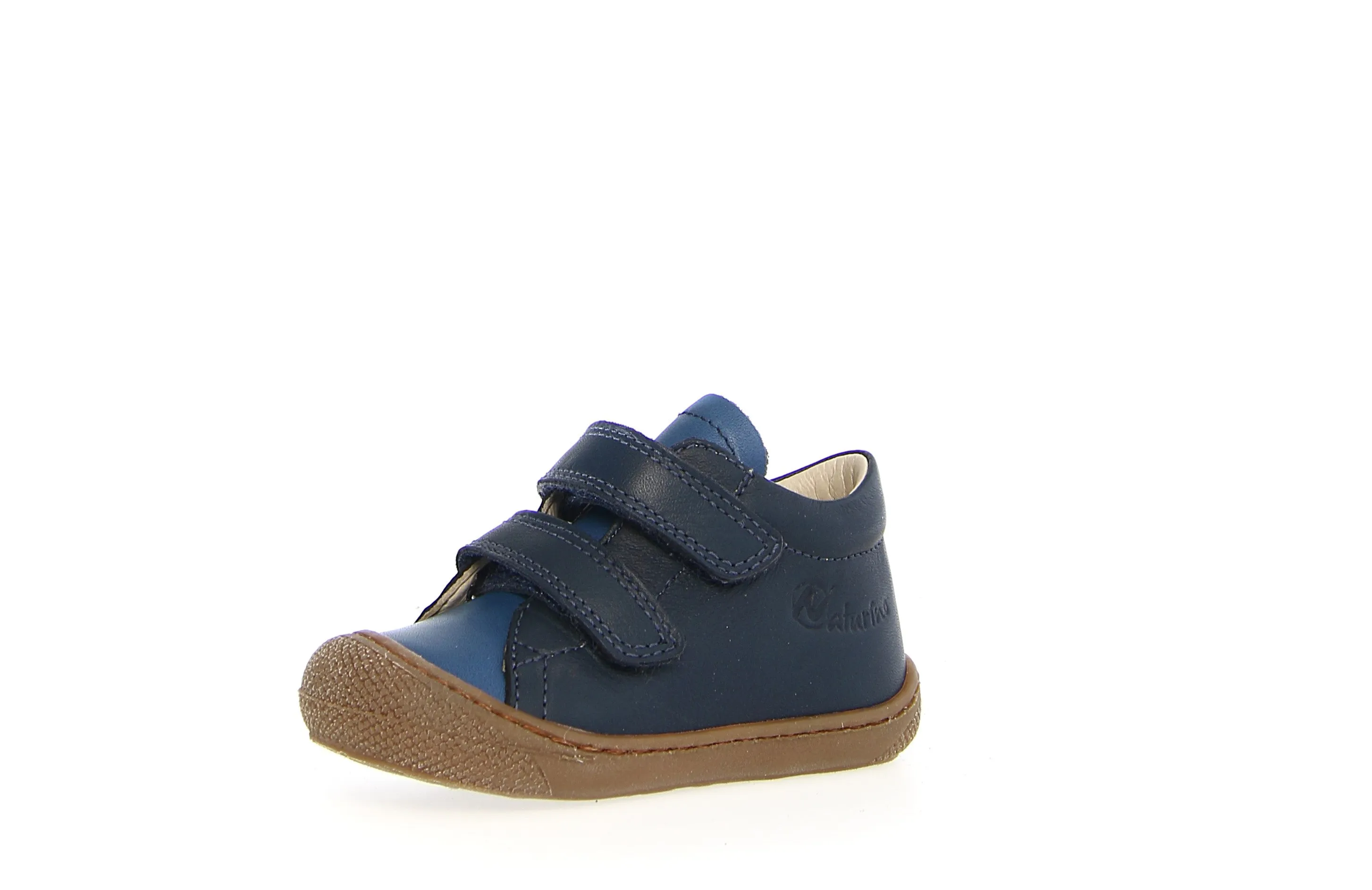 NATURINO COCOON velcro Azzure navy bottillons