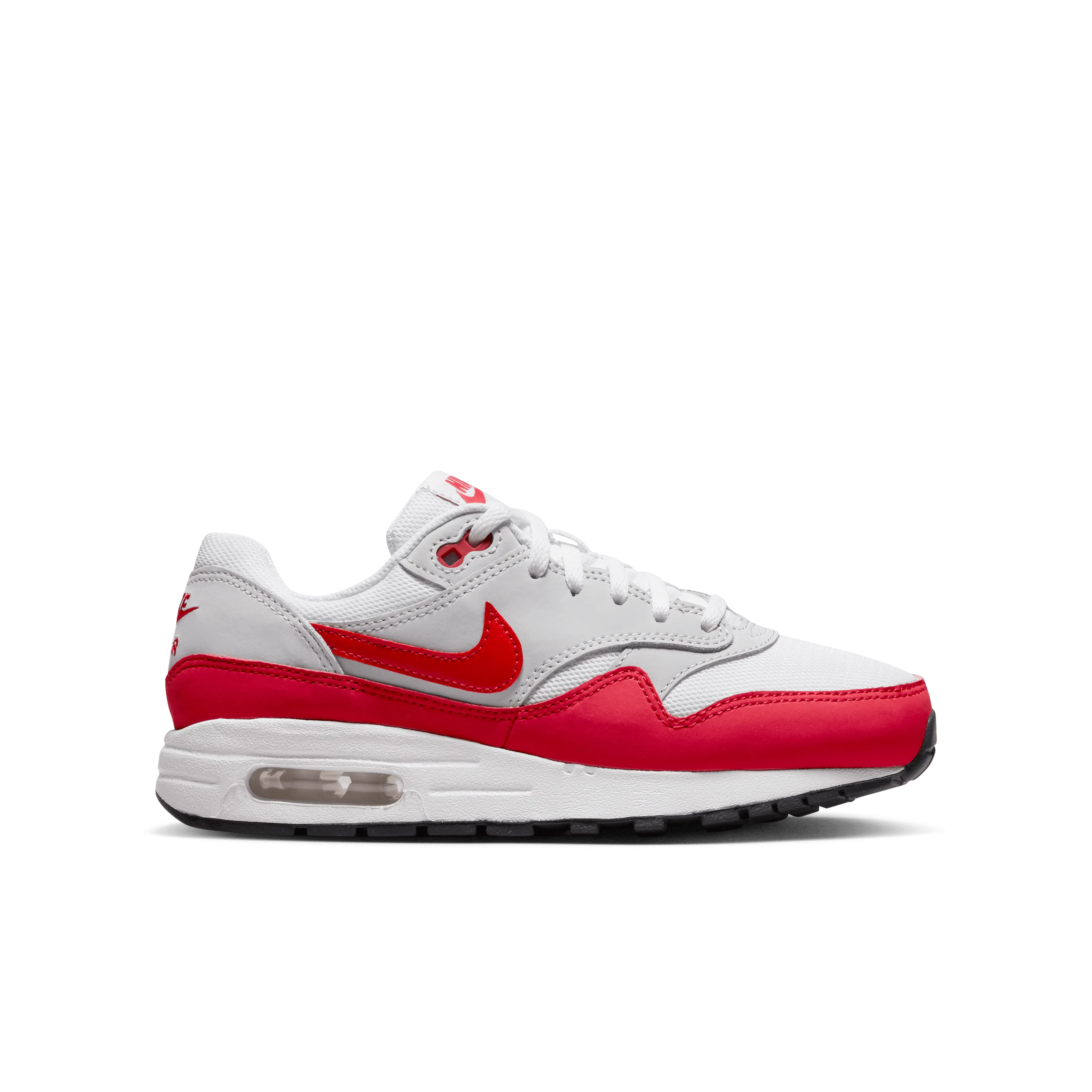 Nike - Boy - GS Air Max 1 - Grey/University Red/White
