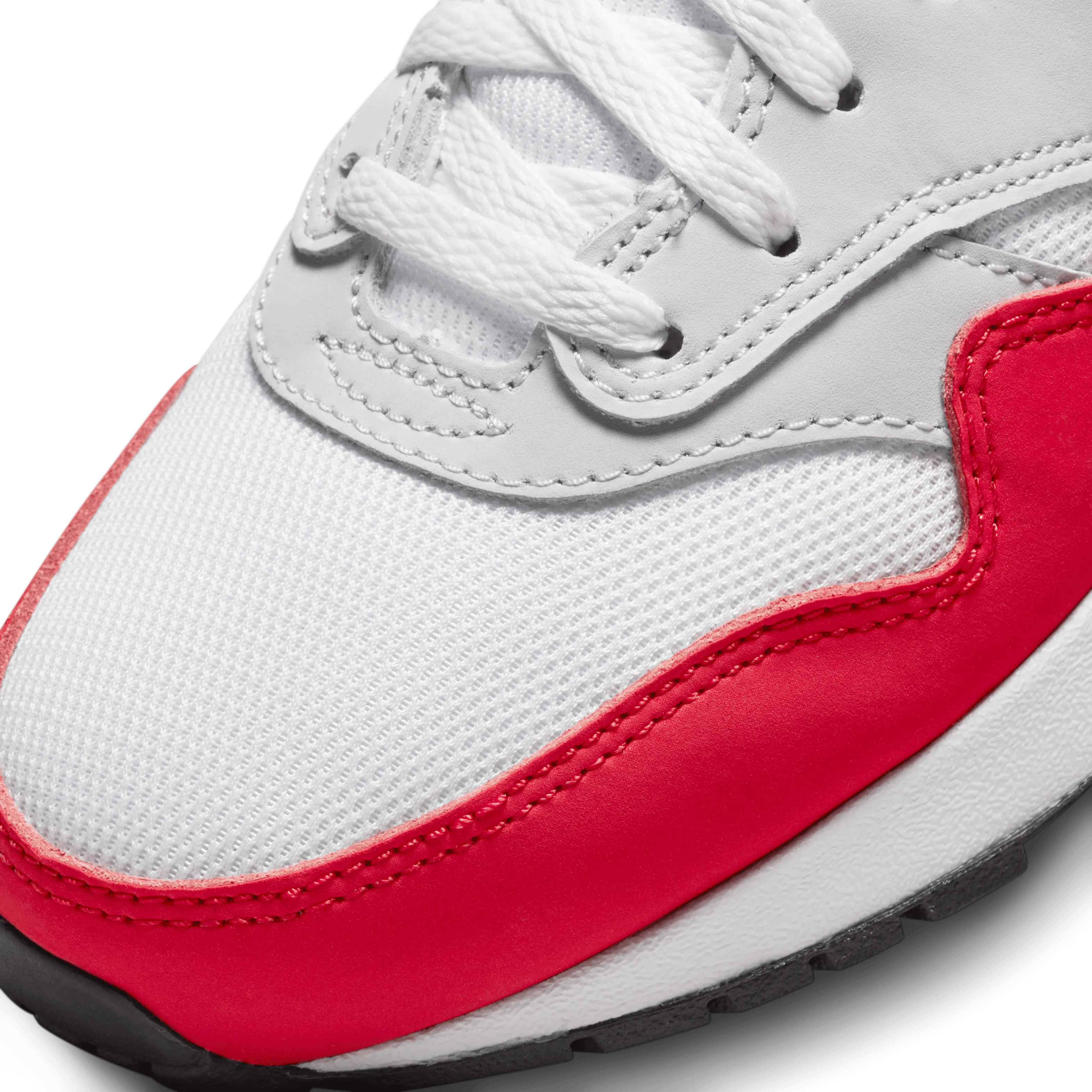 Nike - Boy - GS Air Max 1 - Grey/University Red/White