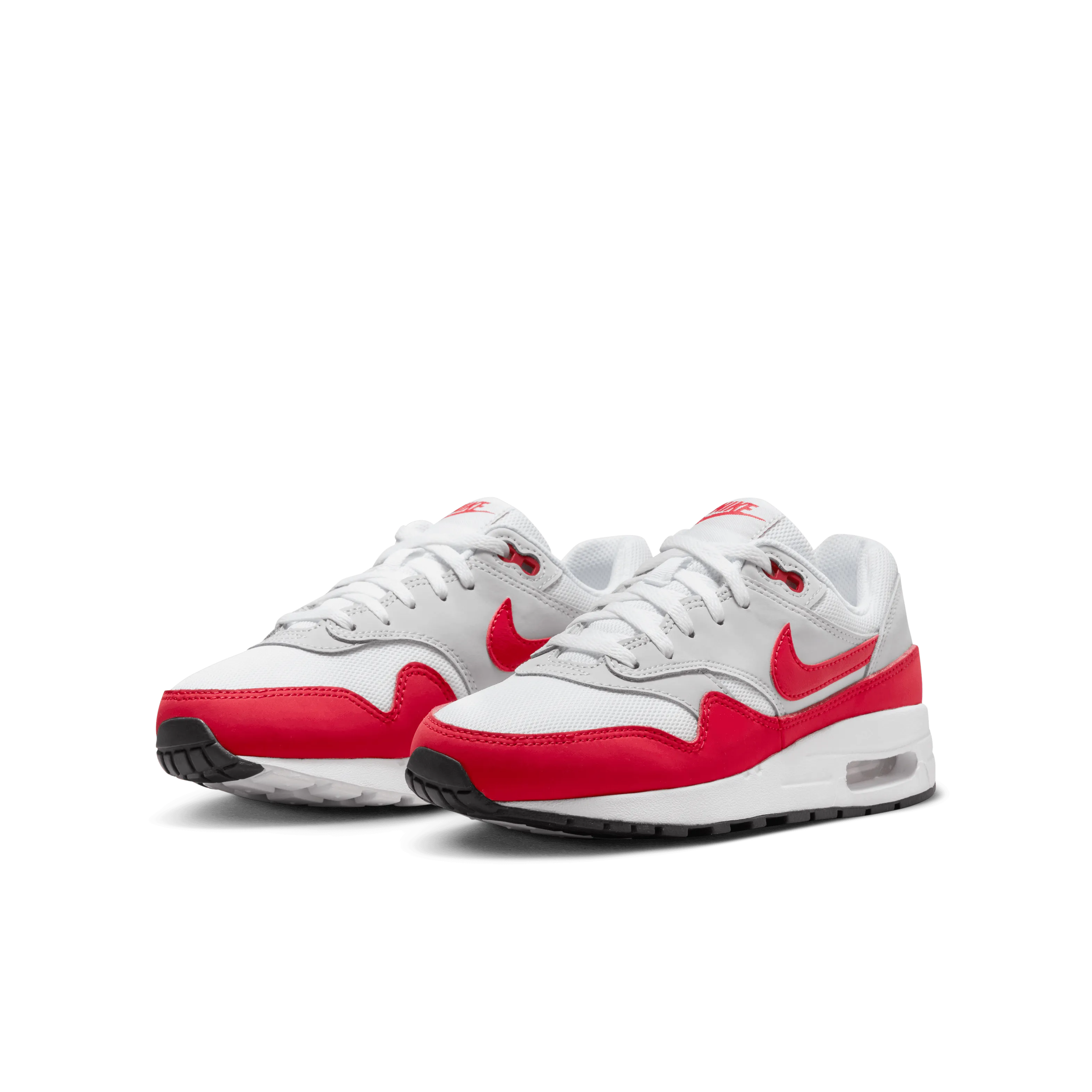 Nike - Boy - GS Air Max 1 - Grey/University Red/White