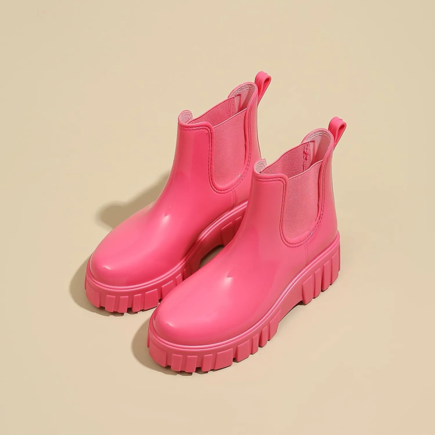 Rain Boots for Women Waterproof Short Boots Platform Ankle Booties Rubber Rain Boots Fishing Boots For Men