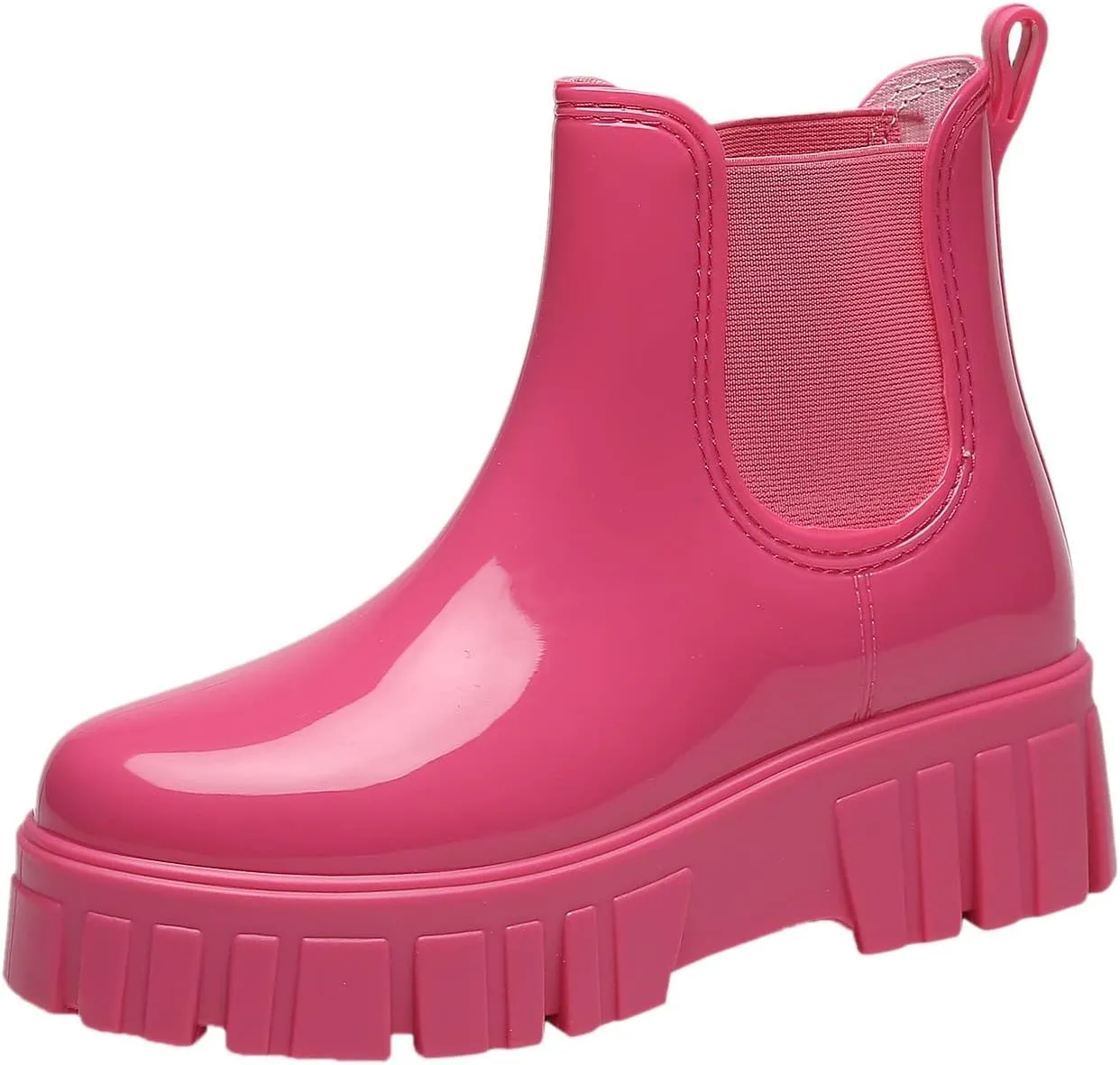 Rain Boots for Women Waterproof Short Boots Platform Ankle Booties Rubber Rain Boots Fishing Boots For Men