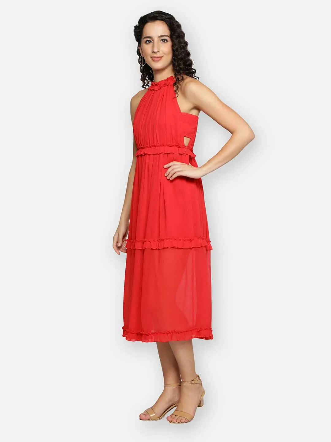 Rosy Red Dress