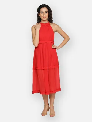 Rosy Red Dress