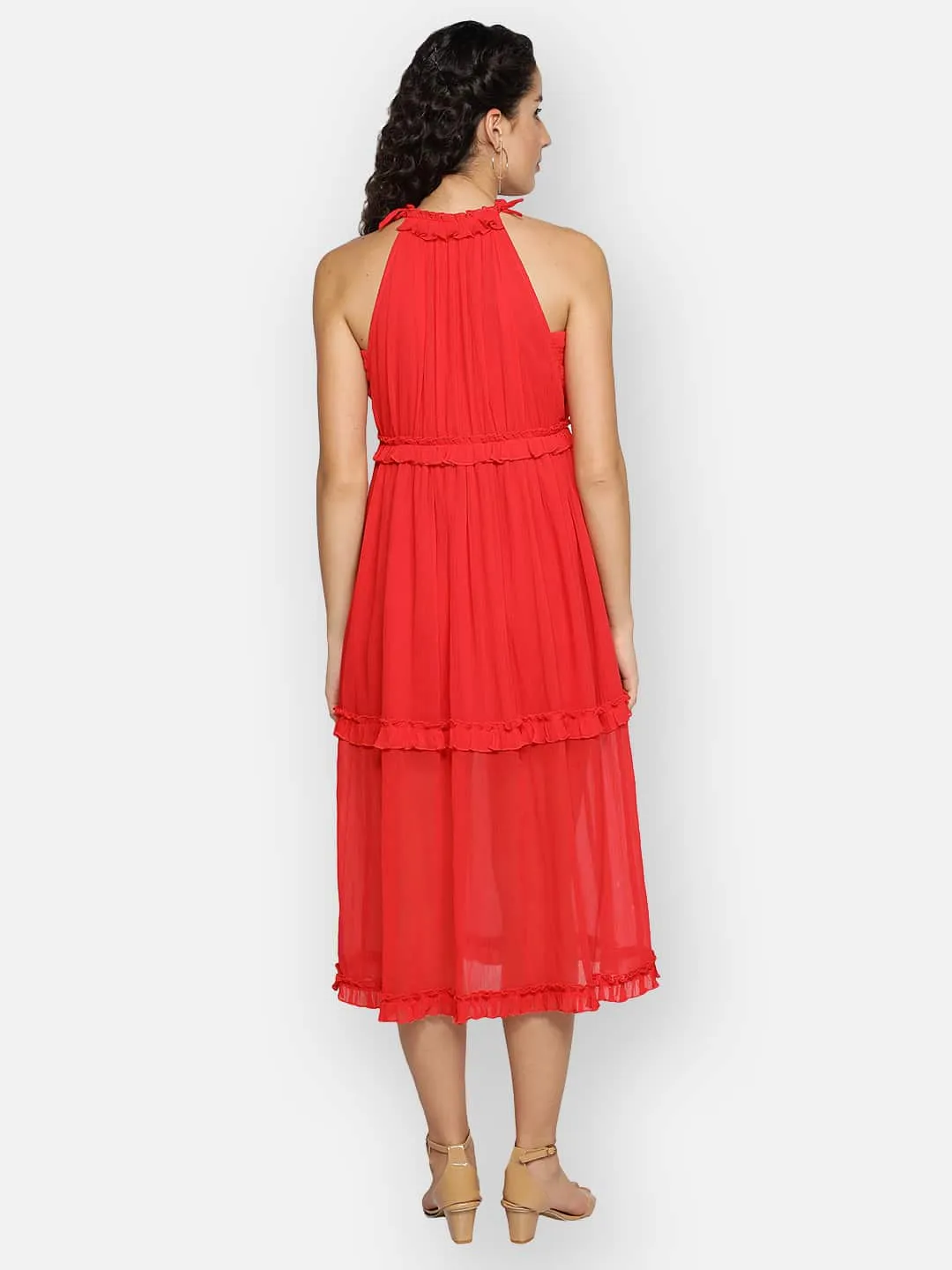 Rosy Red Dress