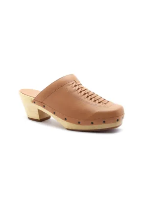 Sally Natural Leather Clog