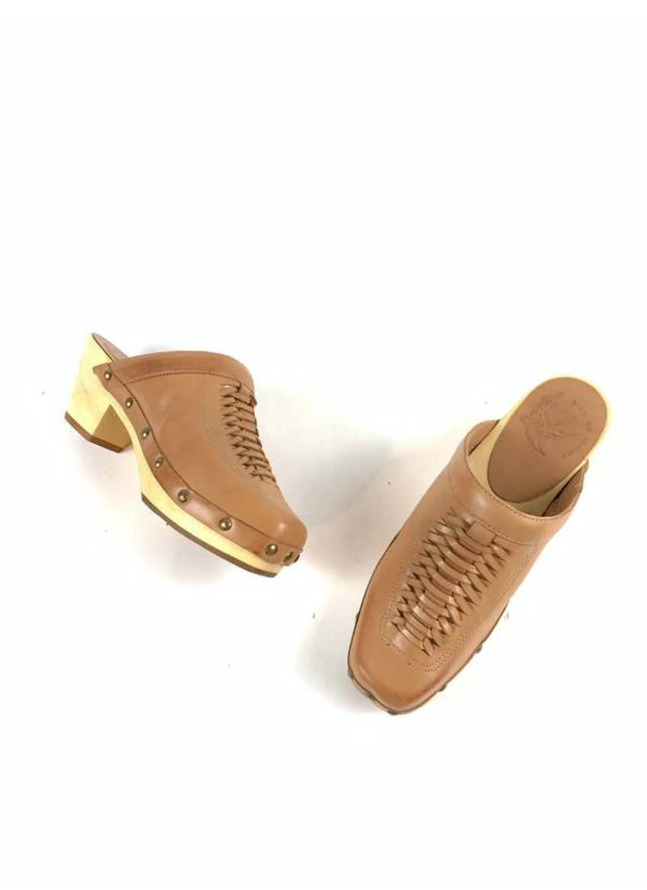 Sally Natural Leather Clog