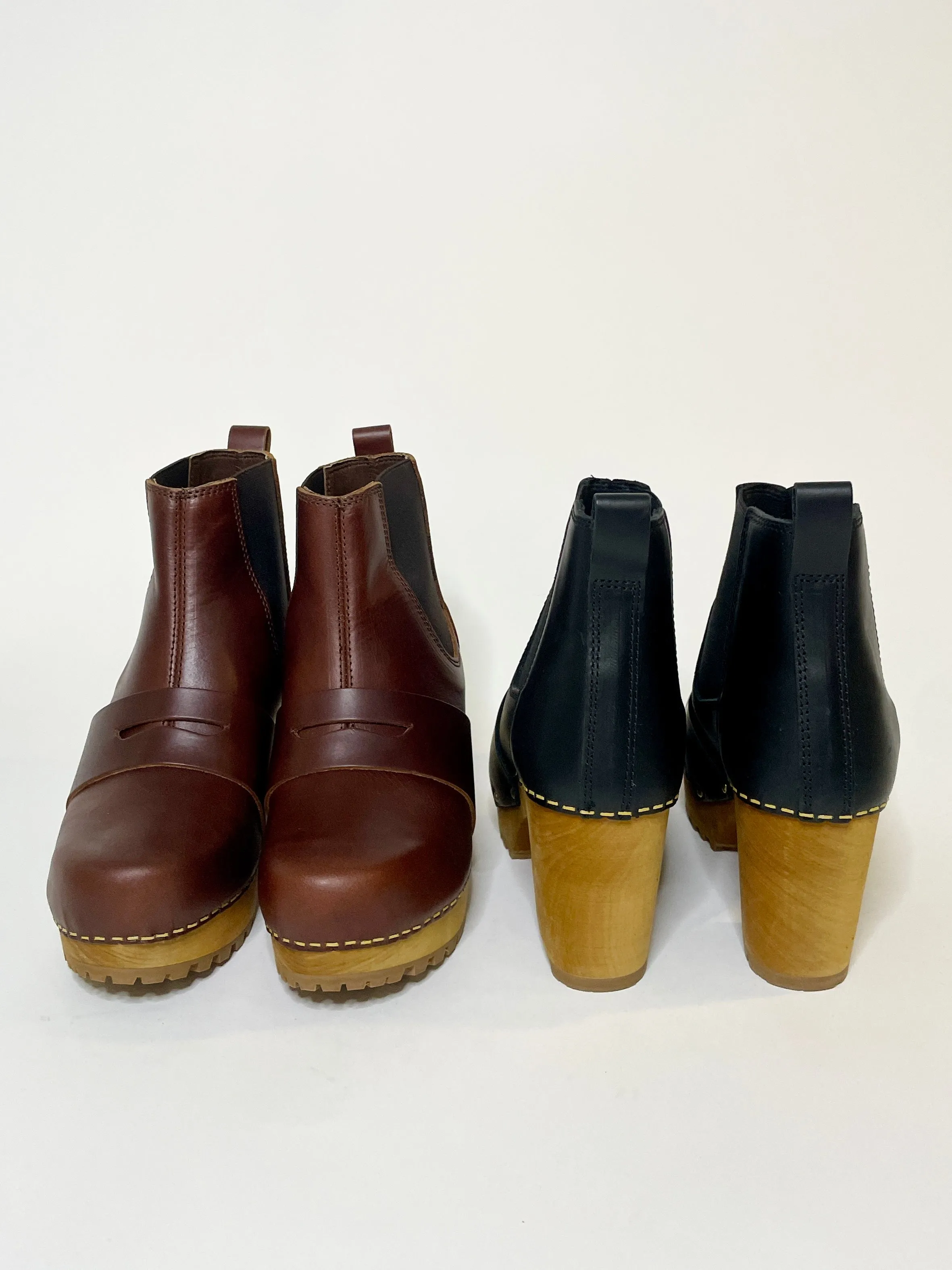 Sanita Wood-Penny Chunk Boot Black