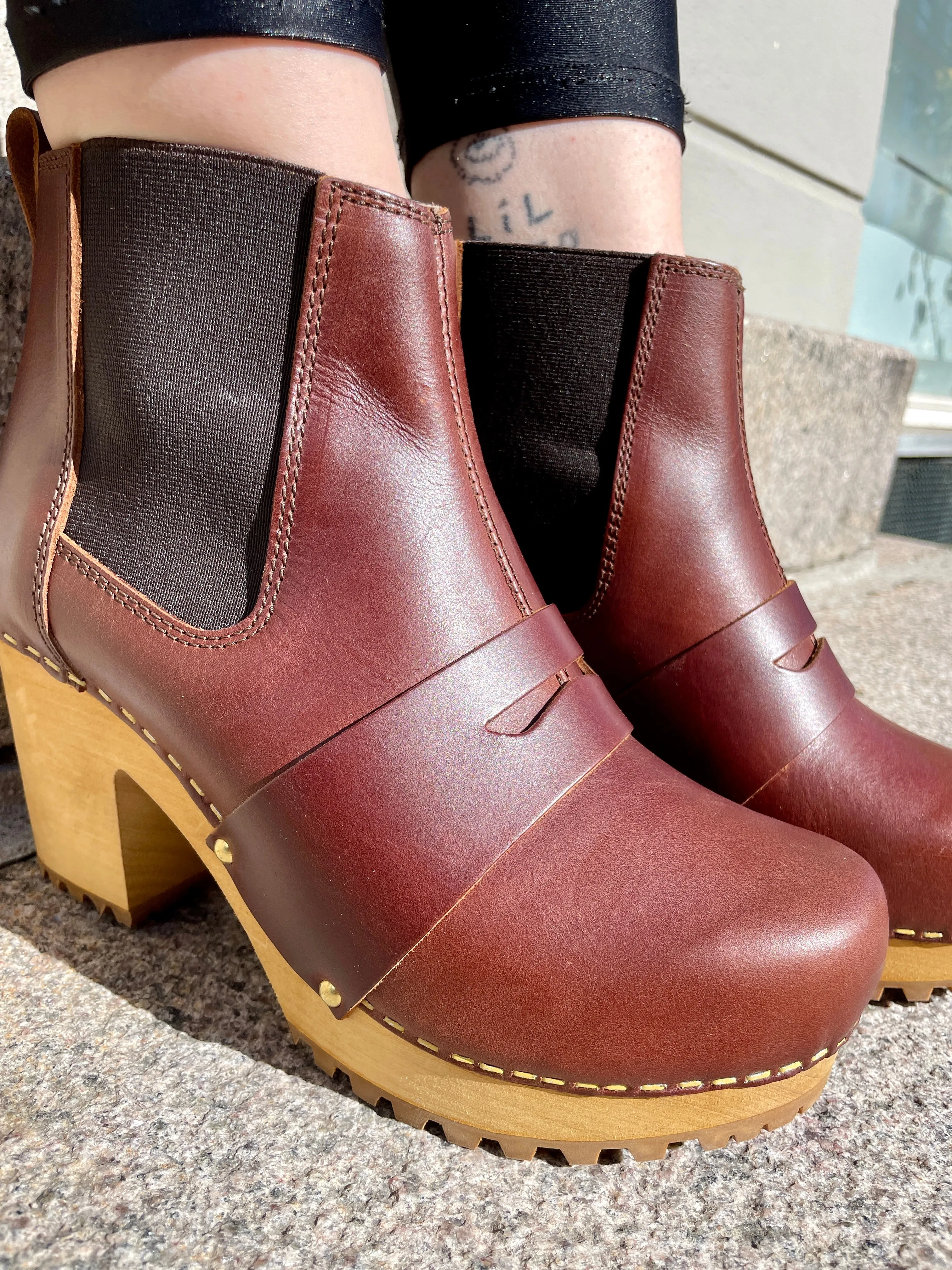 Sanita Wood-Penny Chunk Boot Brown