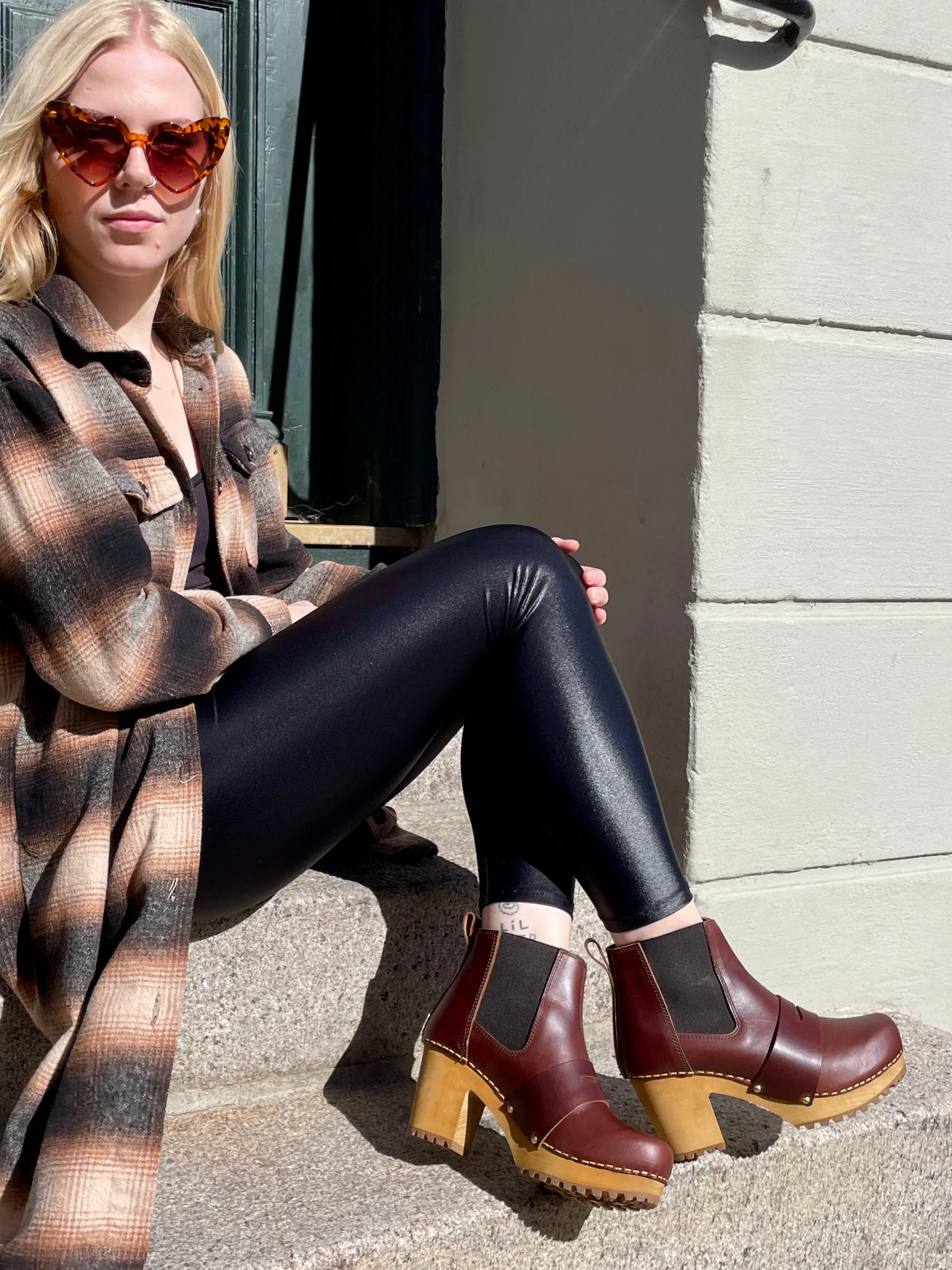 Sanita Wood-Penny Chunk Boot Brown