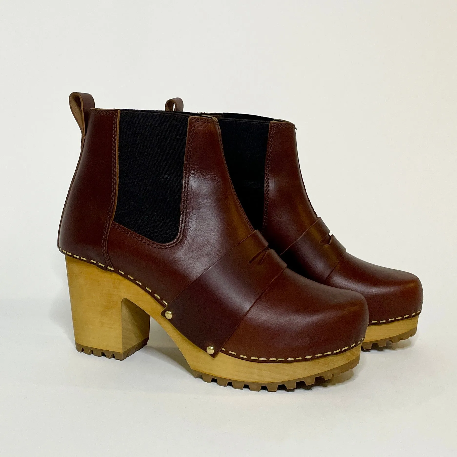 Sanita Wood-Penny Chunk Boot Brown