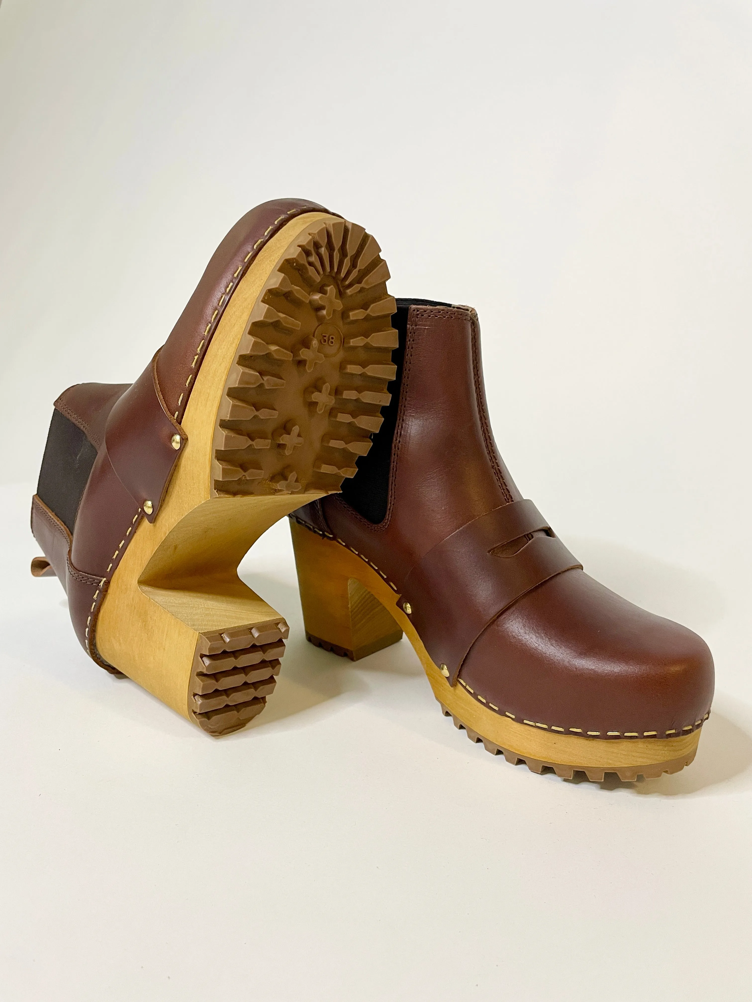 Sanita Wood-Penny Chunk Boot Brown