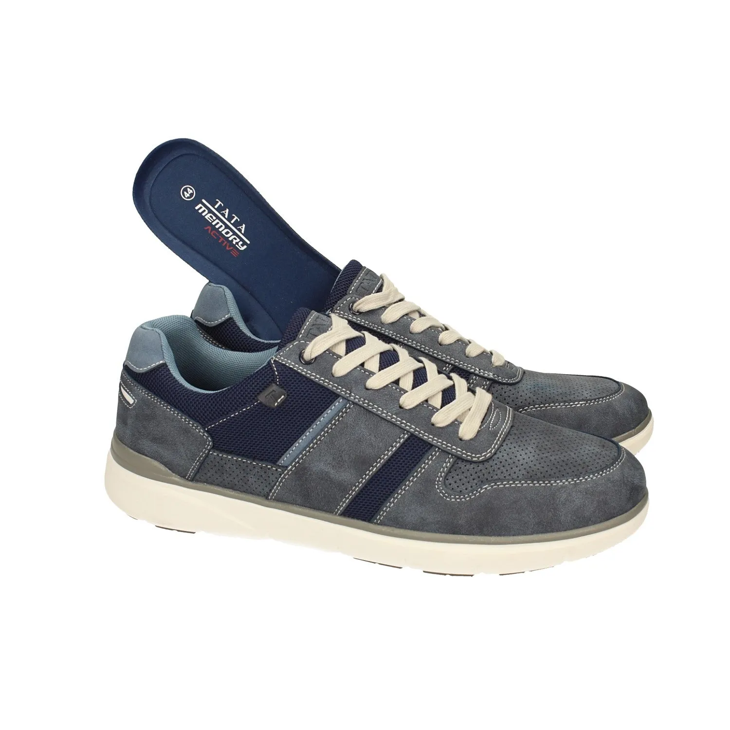Sneakers ultraleggere con inserti in tessuto