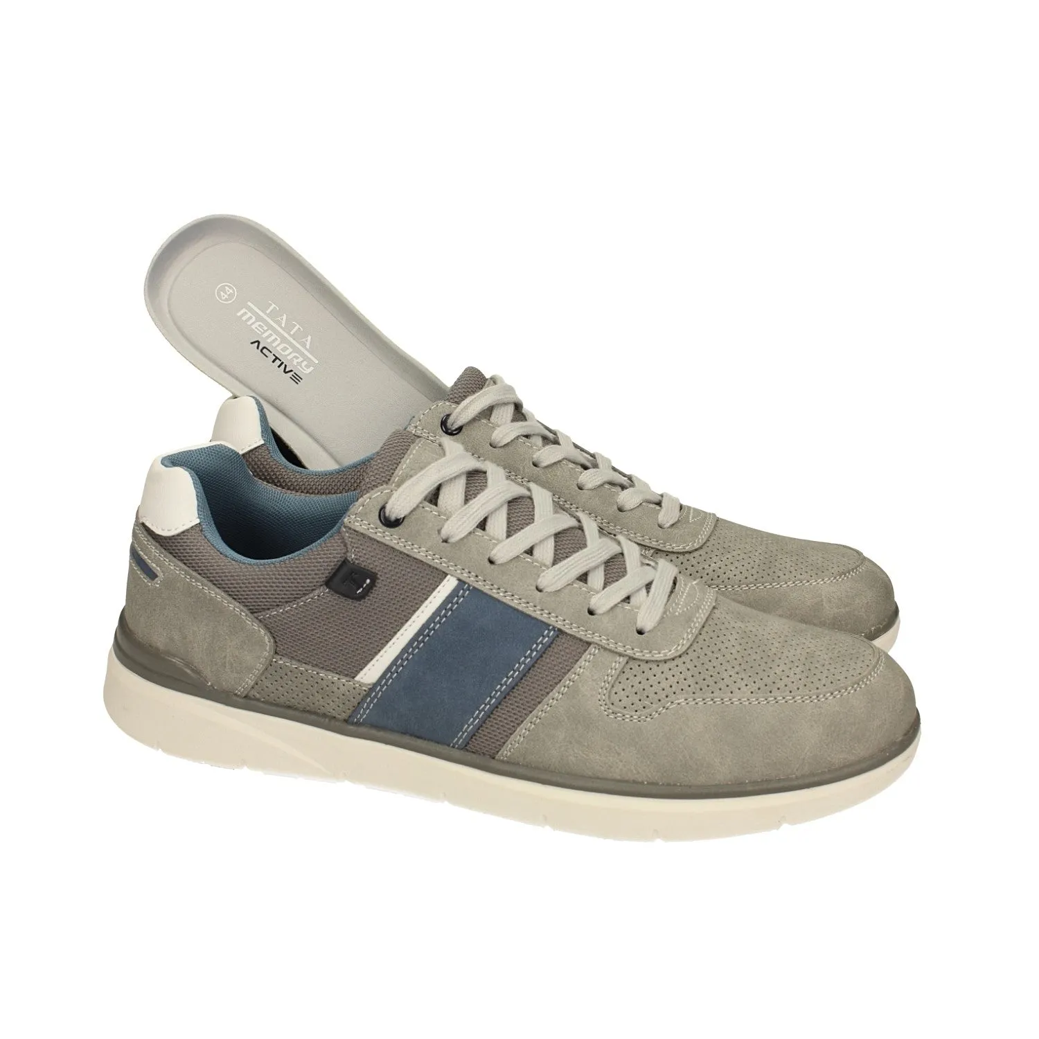 Sneakers ultraleggere con inserti in tessuto