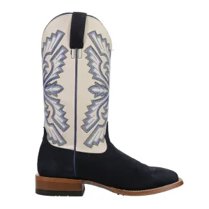 Sting Embroidered Square Toe Pull On Cowboy Boots
