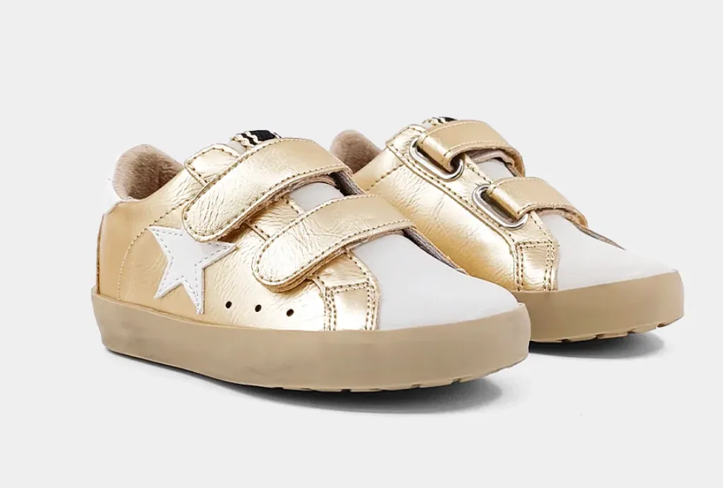 Sunny Mini Sneaker | Gold Metallic