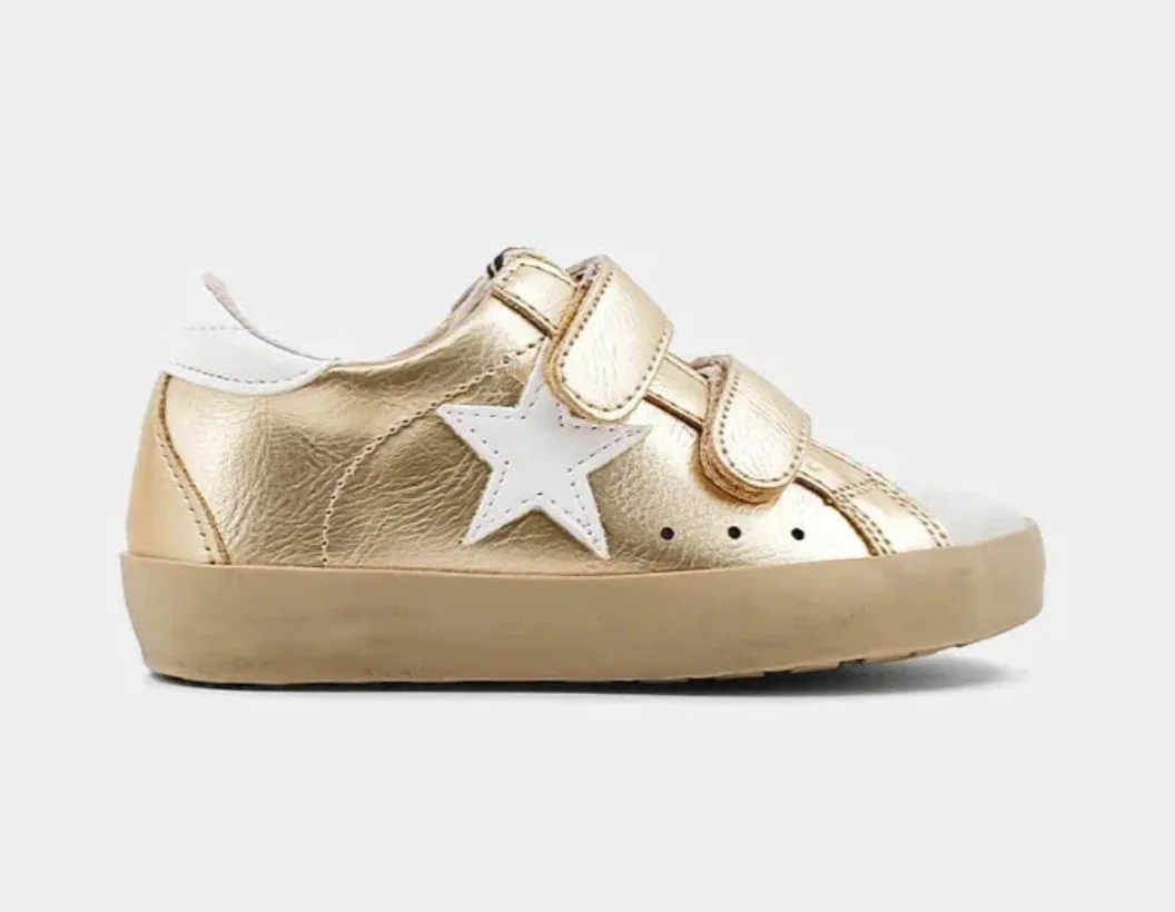 Sunny Mini Sneaker | Gold Metallic