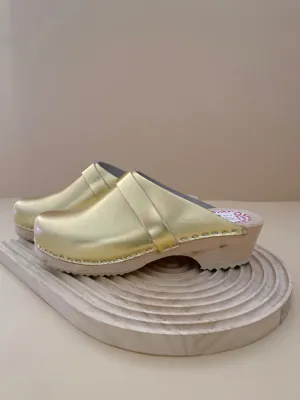 Swedish Clogs Malm Gold