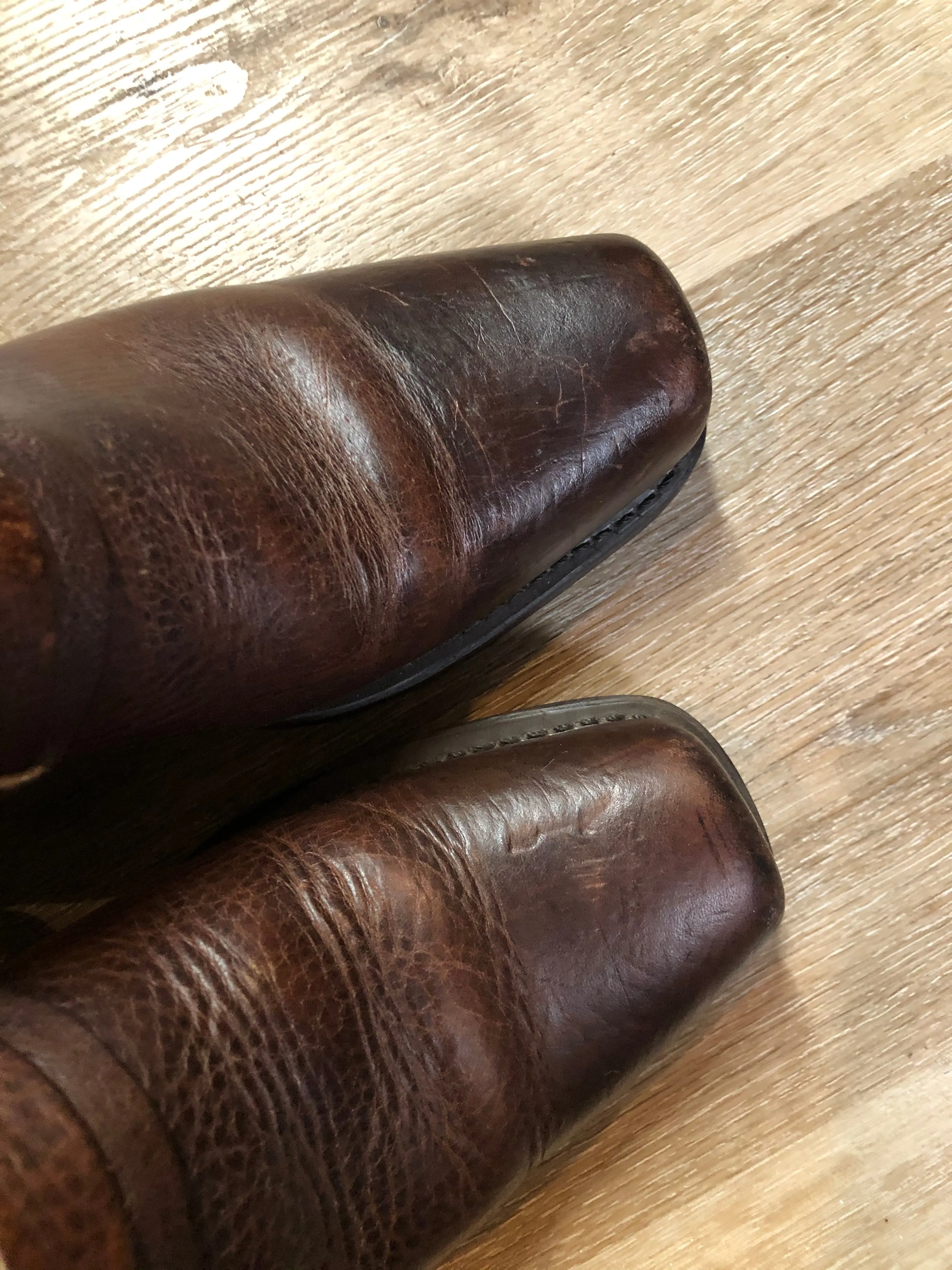 Vintage Frye Brown Pebble Leather Carson Mules Clogs, Made in USA,  US 8 Womens/ EUR 38.5