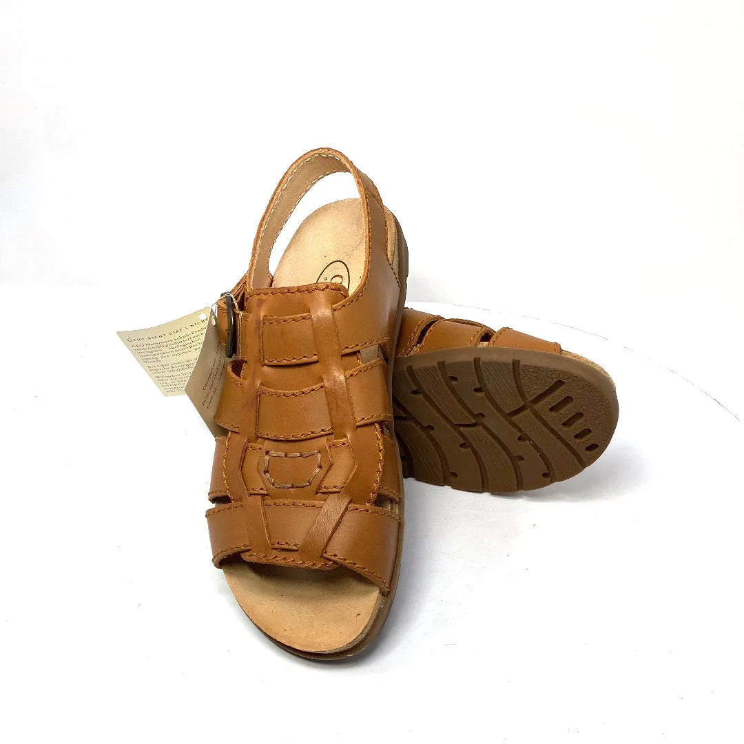 Vintage Geo Original's Apollo Men's Leather Open Toe Fisherman Sandals