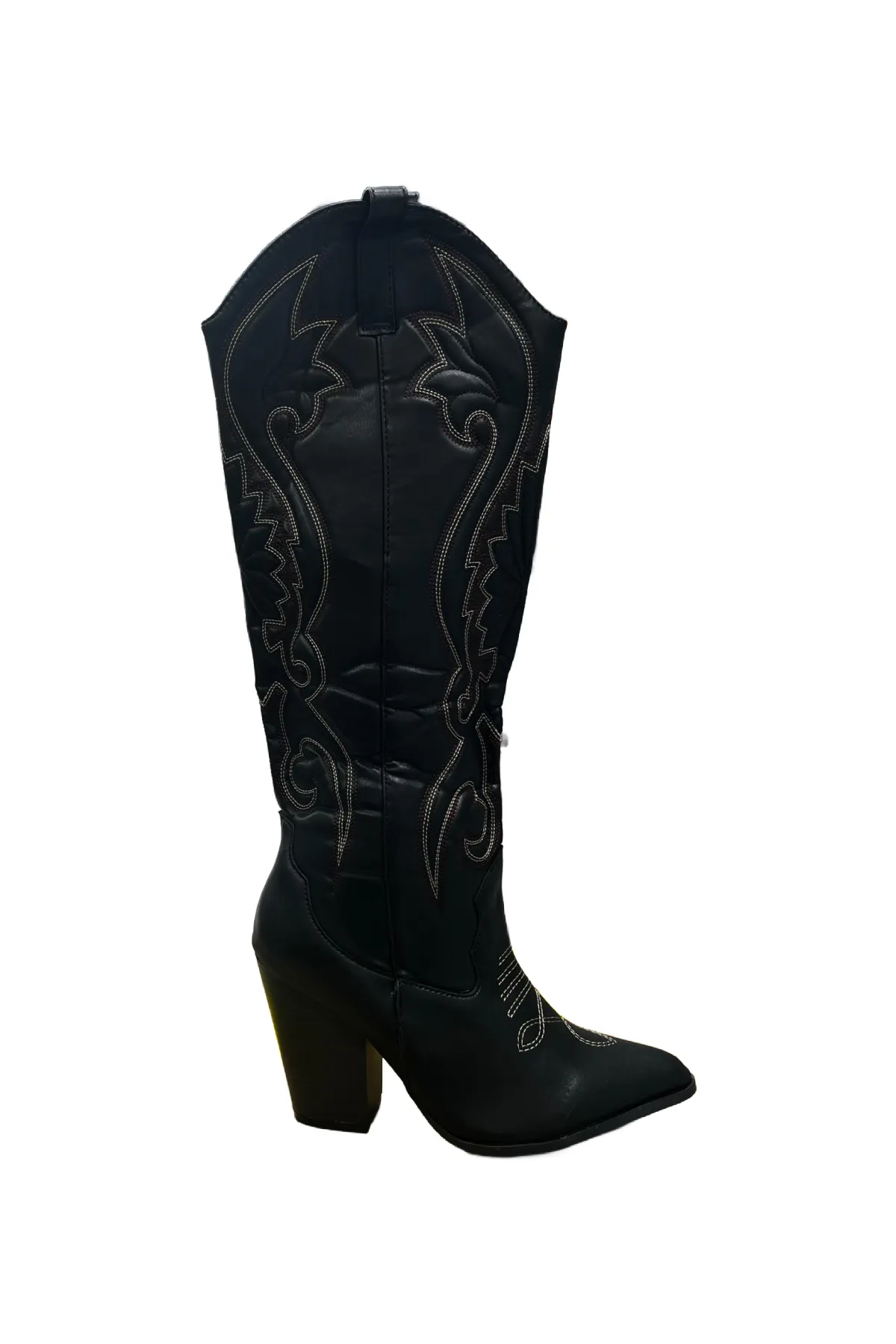 Wade Cowgirl Boots (Black)