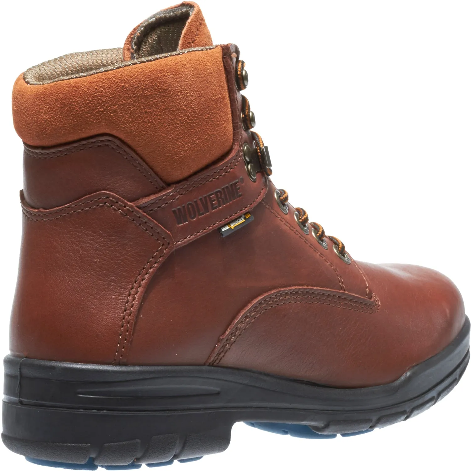 Wolverine Mens Durashock SR Brown Leather Work Boots