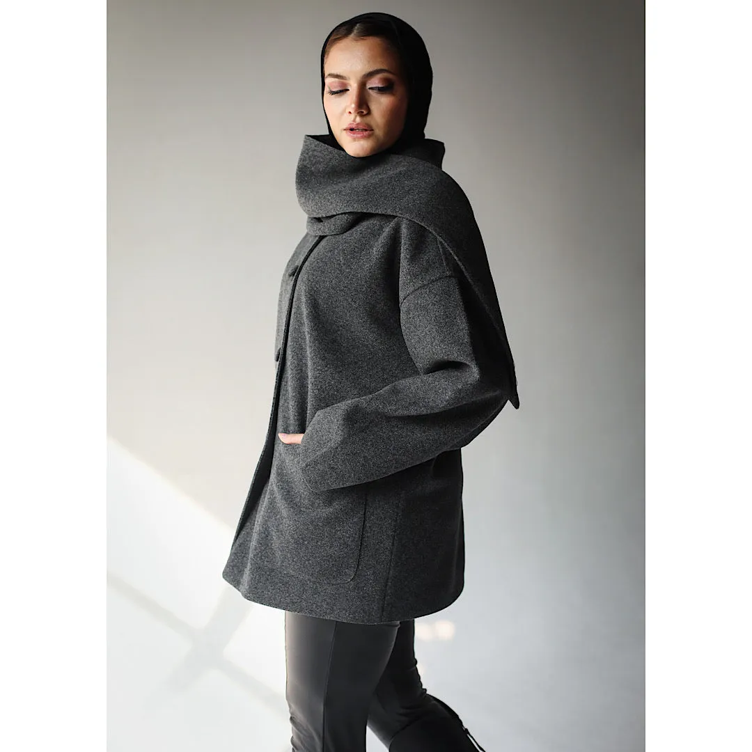 wool scarf jacket