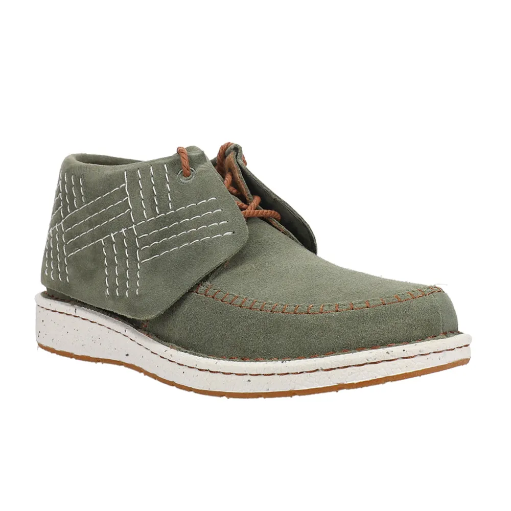 Zila Embroidered Moccasin Booties